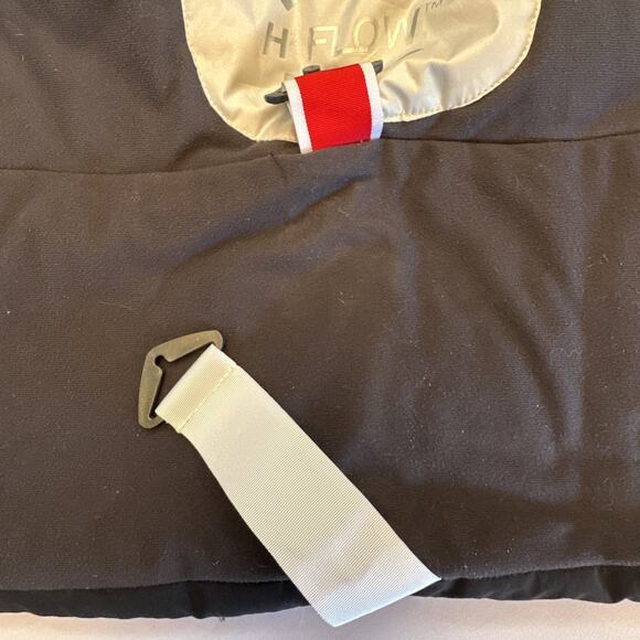 Helly Hansen Ski Jacket Womens Small Black H2 Flow Sytem Removable Hood Parka - Picture 12 of 16